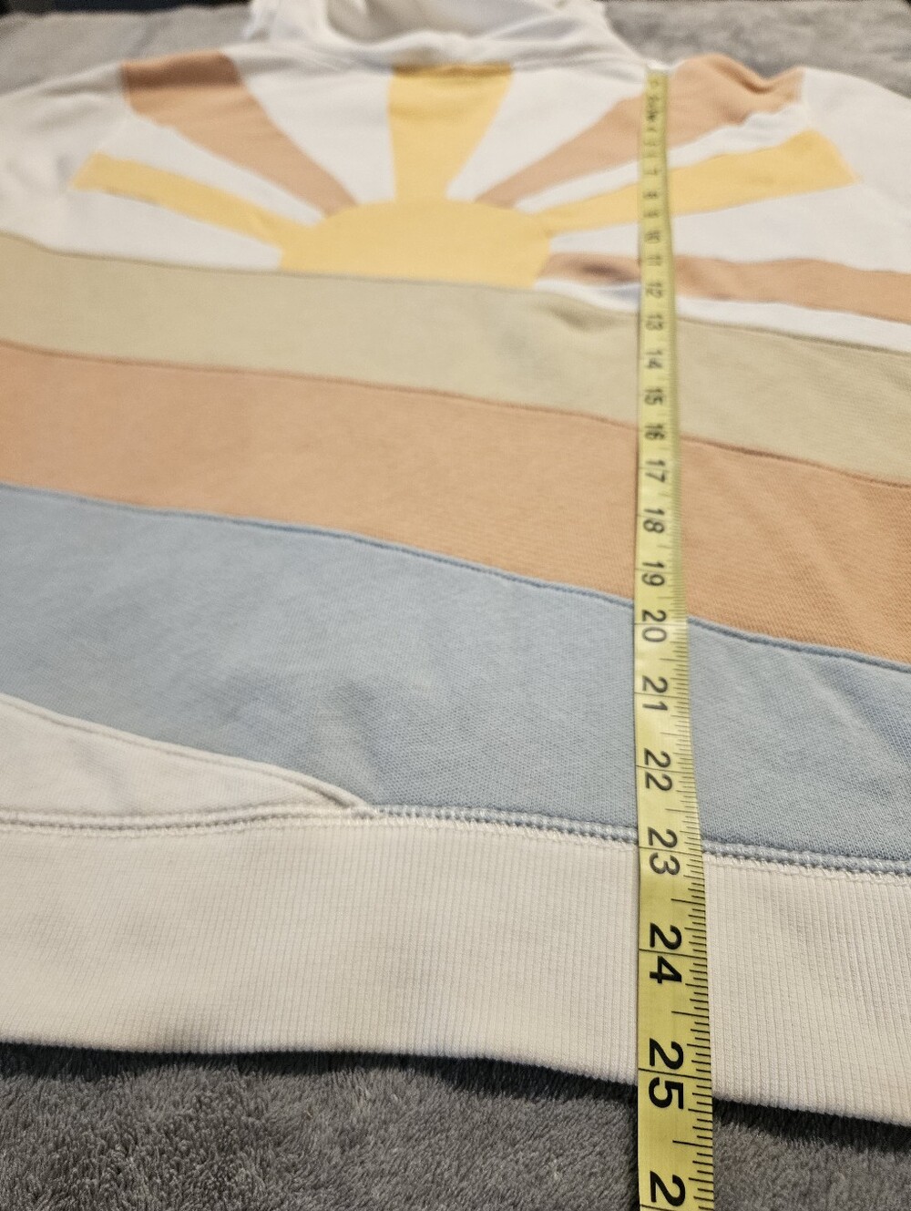 Faherty Radiant Hoodie In Sunrise Glow Size XL - Picture 10 of 14